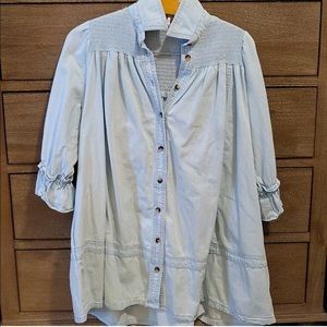 Free People Denim Tunic Dress